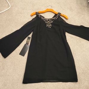 Black long sleeve dress